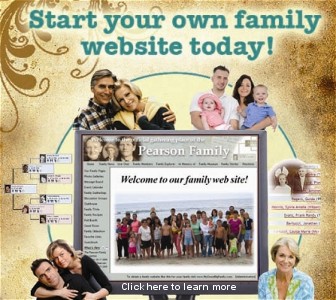 Start your own family website